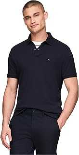 Men's Short Sleeve Casual Polo Shirts in Regular Fit with Liquid Cotton