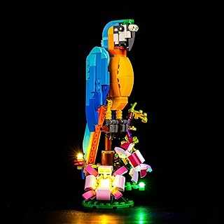 Upgraded Led Light Kit for Lego Creator 3 in 1 Exotic Parrot Building Set, Compatible with Lego 31136 (Model Not Included)