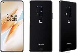 OnePlus 8 (5G) 128GB+8GB(RAM) 90Hz Display (T-Mobile/Sprint Unlocked) IN2017 Single SIM Smartphone - Black (Renewed)