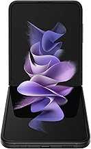 SAMSUNG Galaxy Z Flip 3 5G Factory Unlocked Android Cell Phone US Version Smartphone Flex Mode Intuitive Camera Compact 128GB Storage US Warranty, Phantom Black (Renewed)