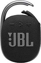 Clip 4 - Portable Mini Bluetooth Speaker, big audio and punchy bass, integrated carabiner, IP67 waterproof and dustproof, 10 hours of playtime, speaker for home, outdoor and travel (Black)