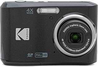 PIXPRO Friendly Zoom FZ45-BK 16MP Digital Camera with 4X Optical Zoom 27mm Wide Angle and 2.7" LCD Screen (Black)