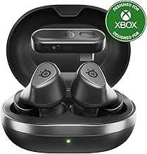 Arctis GameBuds for Xbox/PC/PS5/Switch/Mobile — Quick-Switch 2.4GHz + Bluetooth 5.3 — Active Noise Cancelling — Mobile App w/Sound Presets — Water Resistant IP55 — 40H Battery with Qi Charging Case