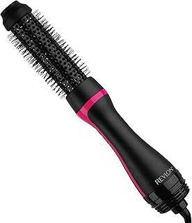 One Step Root Booster Round Brush Dryer and Hair Styler | Fight Frizz and Add Volume, (1-1/2 in)