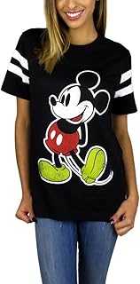 Womens Mickey Mouse Varsity Football Tee