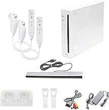 Nintendo Wii Console, White Premium Bundle (Renewed)