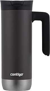 Superior 2.0 Stainless Steel Travel Mug with Handle with SNAPSEAL Lid, 20oz.