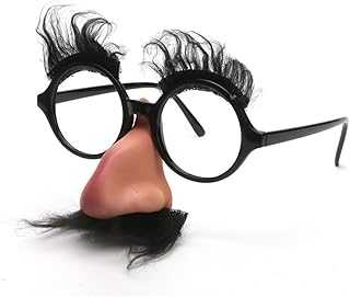 Accoutrements Fuzzy Nose and Glasses Classic Disguise, Multicolored