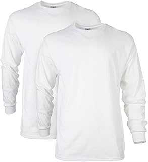 Unisex Adult Ultra Cotton Long Sleeve T-Shirt, Style G2400, Multipack