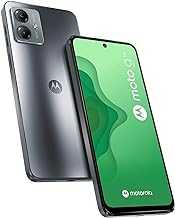 Moto G14 Dual SIM (2023) 4G LTE (4/128GB) 6.5"" IPS LDC Display | Android 13 | 50MP Rear Camera | 5000mAh Battery | International Model - (Steel Gray), XT2341-2