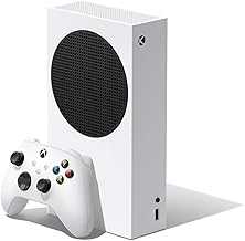 Microsoft Xbox Series S 512GB Game All-Digital Console + 1 Xbox Wireless1 Controller, White - 1440p Gaming Resolution, 4K Streaming Media Playback, WiFi (Renewed)