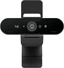 Brio PRO X 4K Webcam, Ultra 4K HD Video Calling, Noise-Canceling mic, HD Auto Light Correction, Adjustable Field of View, Microsoft Teams, Zoom, Google Voice, PC/Mac/Laptop/MacBook/Tablet