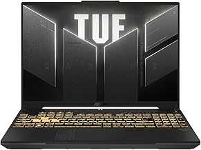 TUF Gaming F16 (2024) Gaming Laptop, 16” FHD+ 165Hz 16:10 Display, Intel® Core™ i7-13650HX, NVIDIA® GeForce RTX™ 4060, 16GB DDR5, 512GB PCIe Gen4 SSD, Wi-Fi 6, Windows 11, FX607JV-ES73