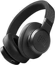 Live 660NC - Wireless Over-ear Noise Cancelling headphones, JBL Signature Sound, Voice Assist, Up to 50Hrs of Battery with Speed Charging, Comfort-fit fabric headband and carrying pouch (Black)