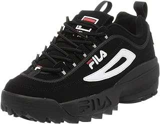 Men's Strada Disruptor fashion sneakers, Black/White/Vin Red, 10 US