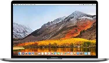 Apple 15.4in MacBook Pro Laptop (Retina, Touch Bar, 2.2GHz 6-Core Intel Core i7, 16GB RAM, 256GB SSD Storage) Space Gray (MR932LL/A) (2018 Model) (Renewed)