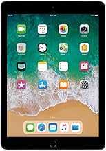 2018 Apple iPad 6th Gen (9.7- inch, Wi-Fi, 128GB)- Space gray (Renewed)