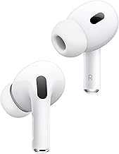 AirPods Pro (2nd Gen) Wireless Earbuds, Up to 2X More Active Noise Cancelling, Adaptive Transparency, Personalized Spatial Audio MagSafe Charging Case (Lightning) Bluetooth Headphones for iPhone