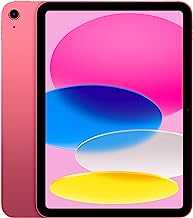 iPad (10th Generation): with A14 Bionic chip, 10.9-inch Liquid Retina Display, 64GB, Wi-Fi 6, 12MP front/12MP Back Camera, Touch ID, All-Day Battery Life – Pink