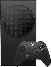 Microsoft Xbox Series S 1TB SSD Console Carbon Black - Includes Xbox Wireless Controller - Up to 120 frames per second - 10GB RAM 1TB SSD - Experience high dynamic range - Xbox Velocity Architecture (Renewed)