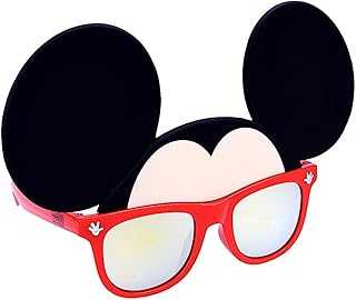 Disney Official Mickey & Friends Sunglasses | Mickey, Minnie, Donald, Goofy, Daisy | UV 400 | One Size Fits Most