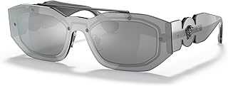 Unisex Sunglasses Transparent Dark Grey Frame, Dark Grey Lenses, 51MM