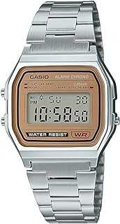 Vintage A158WEA-9CF Casual Classic Digital Gold Bracelet Watch