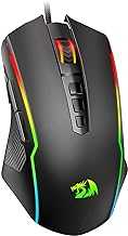 Gaming Mouse, Wired Gaming Mouse with RGB Backlit, 8000 DPI Adjustable, Mouse with 9 Programmable Macro Buttons & Fire Button, Software Supports DIY Keybinds, M910-K