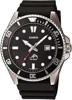 Men's MDV106-1AV 200 M WR Black Dive Watch (MDV106-1A)