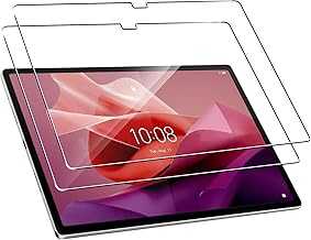 2 Pack Compatible with Lenovo Tab P12 12.7 2023/P12 Pro 2021 Screen Protector,Full Coverage 9H Tempered Glass Film,HD Clear Scratch Resistant,Bubble-Free Screen Protector