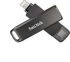 256GB iXpand Flash Drive Luxe - The 2-in-1 USB for iPhone, iPad, and Computer - Thumb Drive with Lightning and USB Type-C Connectors – SDIX70N-256G-GN6NE