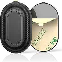 2 Pack Adhesive Case for Samsung Galaxy SmartTag2 with 3M Adhesive Sticker Hidden Full Protective Silicone Case Anti-Lost Scratch Resistant Protective Cover for Smart tag 2 Tracker (Black+Black)