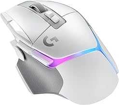 Logitech G502 X Plus Lightspeed Wireless RGB Gaming Mouse - Optical Mouse with LIGHTFORCE Hybrid switches, LIGHTSYNC RGB, Hero 25K Gaming Sensor, Compatible with PC - macOS/Windows - White (Renewed)