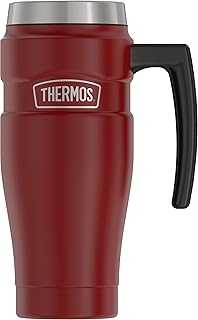 Stainless King Vacuum-Insulated Travel Mug, 16 Ounce, Rustic Red