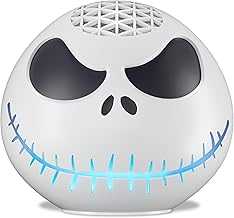 Echo Dot Bundle: Includes Echo Dot (5th Gen, 2022 release) | Glacier White and Limited Edition Disney Jack Skellington Shell