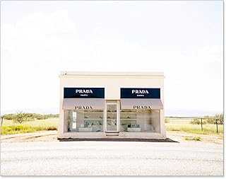 Prada Marfa 5x7 inch Photography Print Fashion Home Decor Texas Desert Wall Art