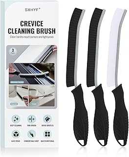 SXhyf Cleaning Brush - Hard Bristle Crevice Cleaning Brush, Multifunctional Gap Scrub Brush, Home Essentials, Bathroom Cleaner Tools for Household Use, Kitchen, Window, Faucets, Toilet, Grout, Car