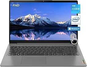 2023 Newest Ideapad 3i Laptop, 15.6" FHD Touchscreen, 12GB DDR4 RAM, 11th Gen Intel Core i3-1115G4 Processor, 256GB SSD, HDMI, Webcam, Wi-Fi6, Bluetooth, Win11, Arctic Grey, W/GaLiMu