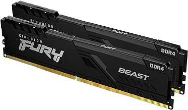 Fury Beast 32GB (2x16GB) 3600MT/s DDR4 CL18 Desktop Memory Kit of 2 KF436C18BBK2/32