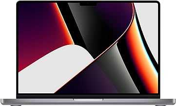 Apple MacBook Pro Late 2021 with Apple M1 Pro chip (14-inch, 16GB RAM, 1TB SSD Storage) (QWERTY English) Space Gray (Renewed)