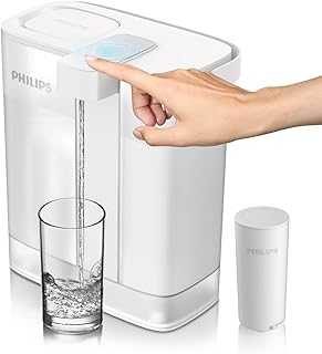 GoZero Next-gen Instant Water Filter Pitcher, Rechargeable Battery, Mirco-X Clean Technology, 3L 12 Cups, 1L/min Fast Flow, Countertop Filtered Water Purifier Jug for Tap Water, 1 Filter