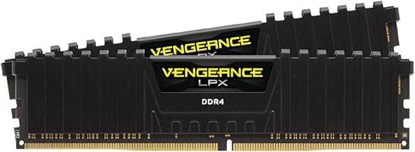 VENGEANCE LPX DDR4 RAM 32GB (2x16GB) 3200MHz CL16 Intel XMP 2.0 Computer Memory - Black (CMK32GX4M2E3200C16)