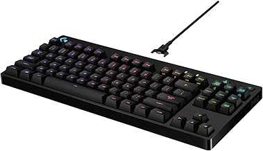 G Pro Mechanical Gaming Keyboard, 16.8 Million Colors RGB Backlit Keys, Ultra Portable Design, Detachable Micro USB Cable