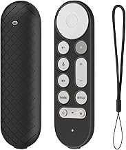 Case for Google TV Streamer 4K Remote Cover 2024 Silicone Protective Sleeve - Black