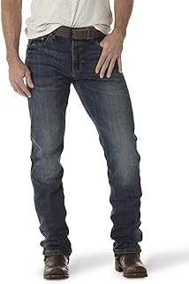 mens Retro Slim Fit Straight Leg Jean