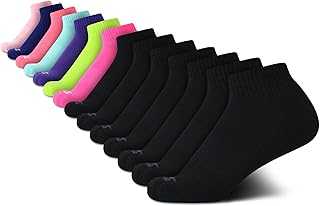 Avia Women's Socks - 14 Pack Comfort Cushion Quarter Cut Ankle Socks - Athletic Socks for Women (Sizes: 4-9, Extended: 9-12)