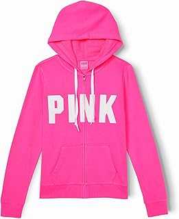 PINK Fleece Zip Up Everyday Hoodie, Women's Sweatshirt (XS-XXL)