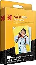 Zink KODAK 2"x3" Premium Photo Paper (50 Sheets) Compatible with KODAK Smile, KODAK Step, PRINTOMATIC, 50 count (Pack of 1)