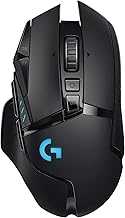 Logitech G502 Lightspeed Wireless Gaming Mouse with Hero 16K Sensor, PowerPlay Compatible, Tunable Weights and Lightsync RGB - Black (Renewed)