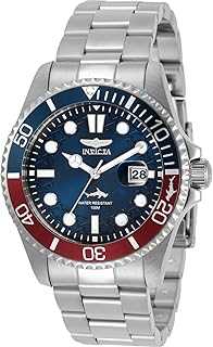 Pro Diver Men's 43mm Stainless Steel Blue dial (One Size, Silver)